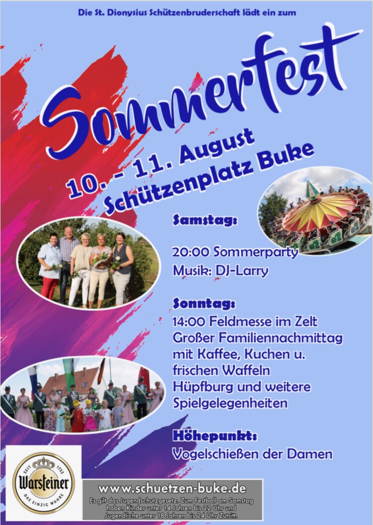 Plakat Sommerfest 2019